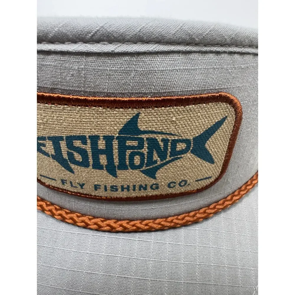 Fishpond Fly Fishing Co Visor Adjustable Gray Outdoors Gorpcore Dad Core Cotton